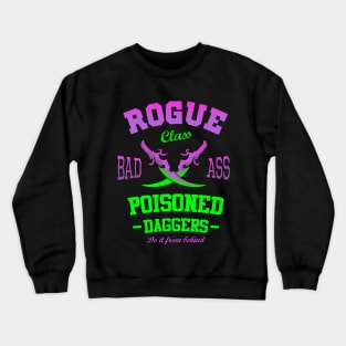 Rogue WoW Daggers Gamer Crewneck Sweatshirt